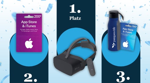 Abbildung der 3 ausgelobten Gewinne im Newsletter-Gewinnspiel