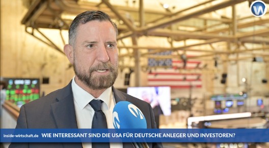 Uwe Mahrt im Interview an der Börse in New York Uwe Mahrt im Interview an der Börse in New York
